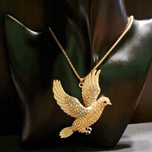 Betsey Johnson Dove of Peace Necklace